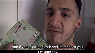 Straight Latino Boy Offered Cash For Gay Sex Video POV